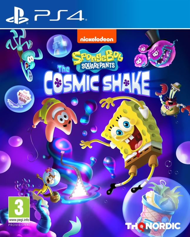 Hra na konzoli SpongeBob SquarePants: The Cosmic Shake - PS4
