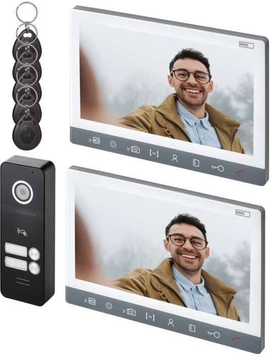 Videotelefon EMOS Sada videotelefonu EM-10AHD pro 2 účastníky