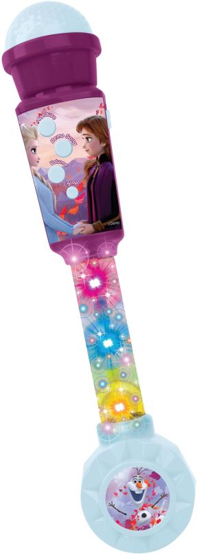 Dětský mikrofon Lexibook Frozen Trendový svítící mikrofon s reproduktorem, melodiemi a zvukovými efekty