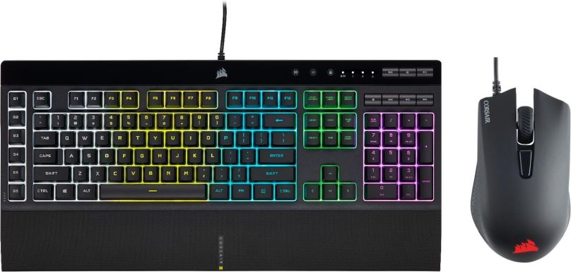 Set klávesnice a myši Corsair K55 Pro + Harpoon RGB Pro Combo