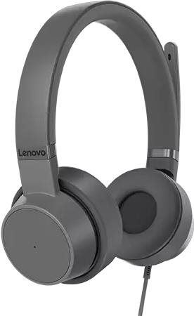 Sluchátka Lenovo Go Wired ANC Headset (Storm Grey)