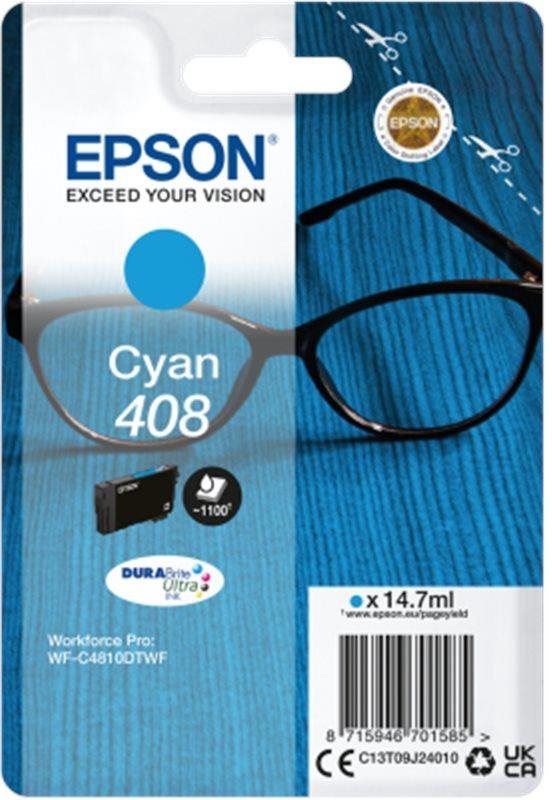 Cartridge Epson 408 DURABrite Ultra Ink Cyan