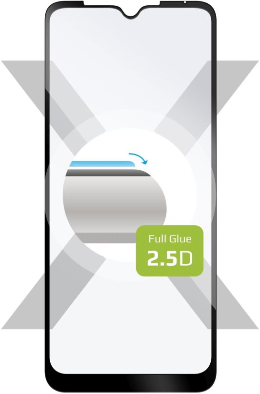 Ochranné sklo FIXED FullGlue-Cover pro Motorola Moto G Pure černé