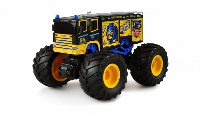 RC auto AMEWI RC auto Monster Fire Truck 1:18, RTR žlutý