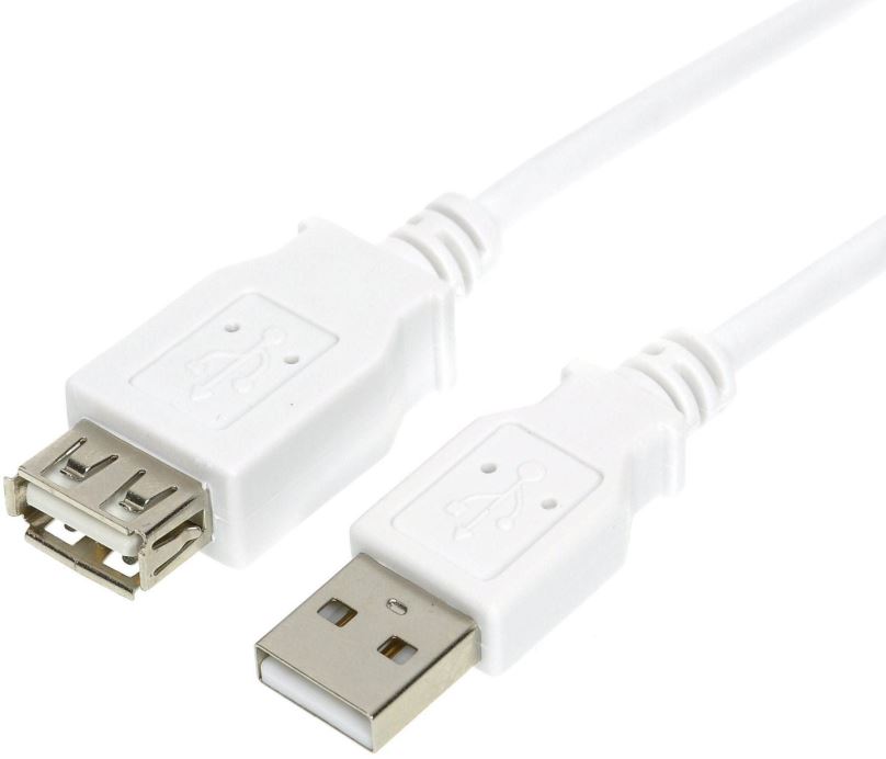 Kabel OEM USB 2.0 prodlužovací A-A extra stíněný, 1.8m