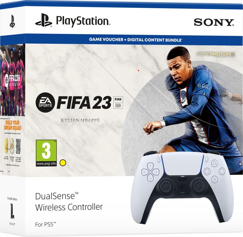 Gamepad PlayStation 5 DualSense Wireless Controller + FIFA 23