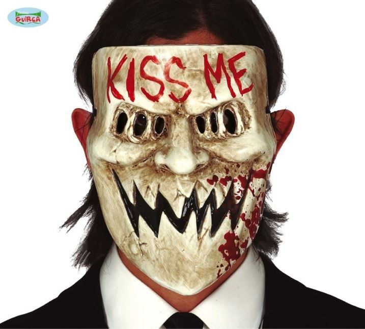 Karnevalová maska Maska Horor "Kiss Me" - Očista - Volební Rok - The Purge: Election Year - Halloween