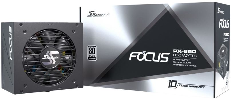 Počítačový zdroj Seasonic Focus PX 650 Platinum