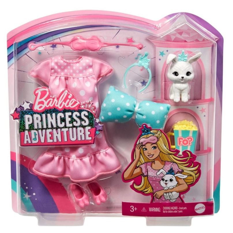 Barbie Adventure Sukně s bundičkou a zajíček, Mattel GML66