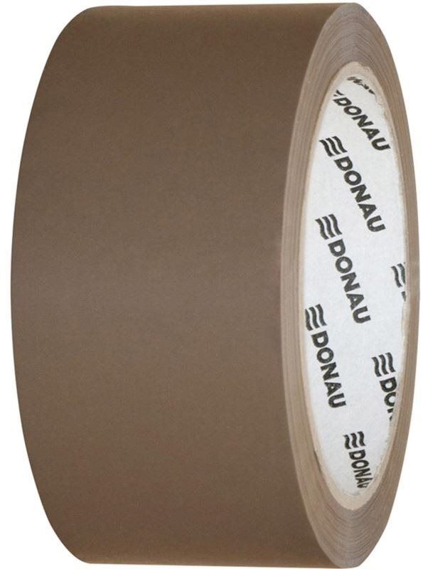 Lepicí páska DONAU 48 mm x 66 m, hnědá - balení 6 ks
