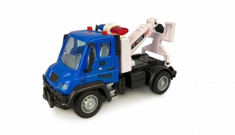 RC truck Amewi RC Mini Truck odtahový vůz 1:64, modrý