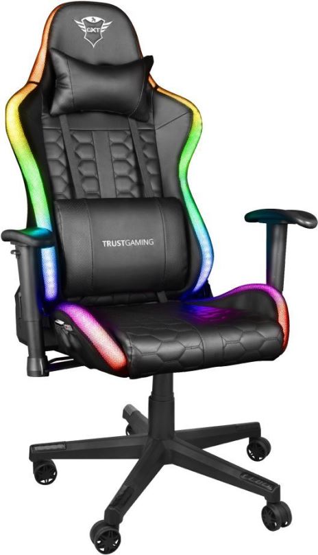 Herní židle Trust GXT 716 Rizza RGB LED Gaming Chair