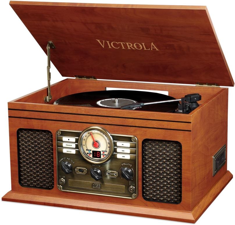 Gramofon Victrola VTA-200B hnědý