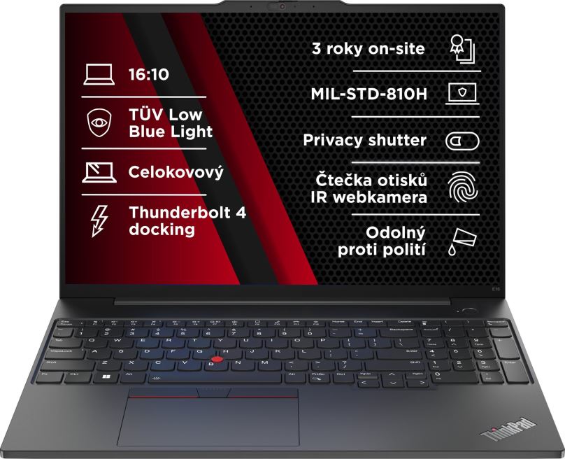 Notebook Lenovo ThinkPad E16 Gen 1 Black