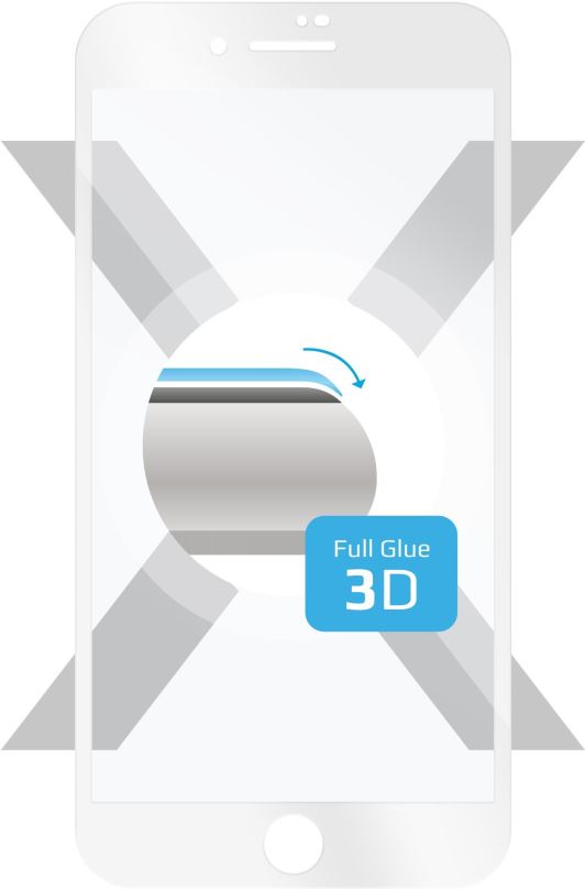 Ochranné sklo FIXED 3D Full-Cover pro Apple iPhone 7 Plus/8 Plus bílé