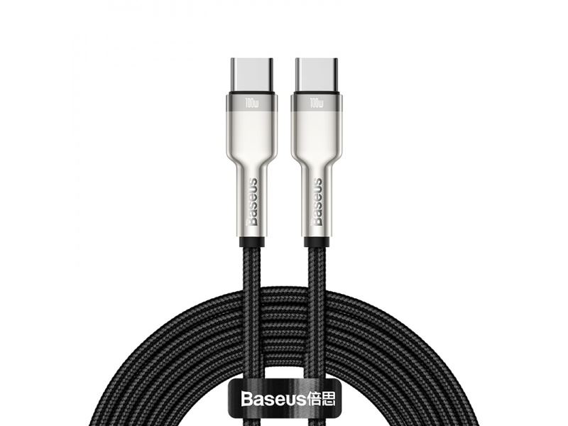 Baseus Cafule Series nabíjecí / datový kabel USB-C samec na USB-C samec s kovovými koncovk