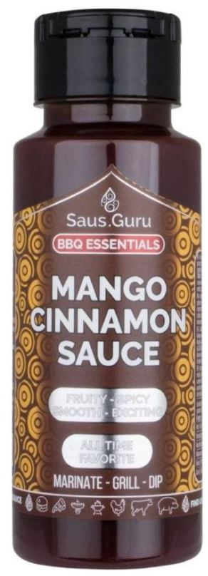 BBQ grilovací omáčka Mango Cinnamon 250ml Saus.Guru