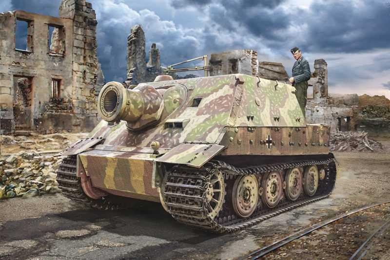 Model tanku Model Kit military 6573 - 38 cm RW 61 auf STURMMORSER TIGER