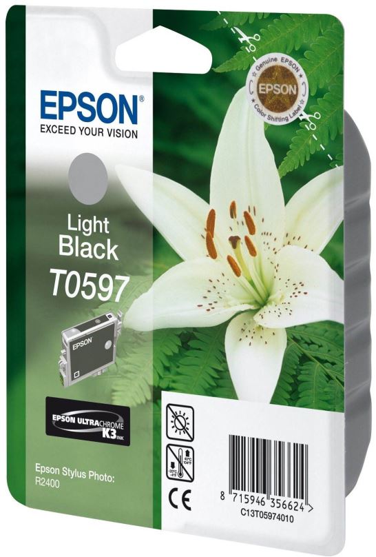 Cartridge Epson T0597 světle černá