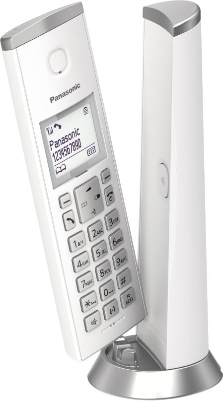 Telefon pro pevnou linku Panasonic KX-TGK210FXW White