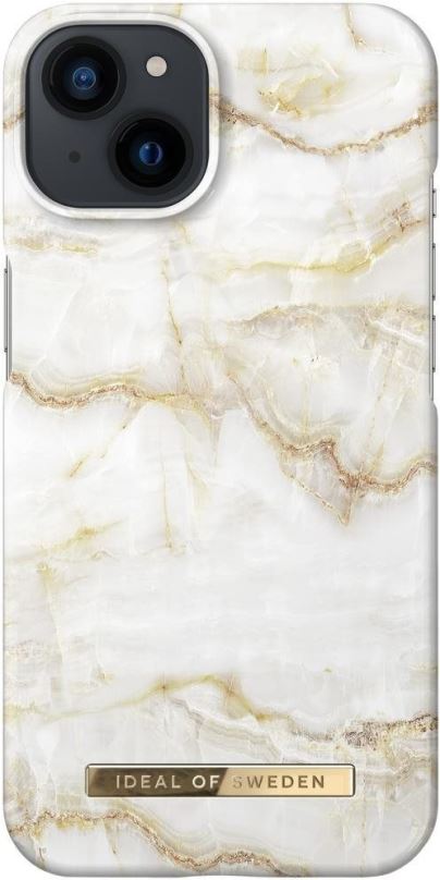 Kryt na mobil iDeal Of Sweden Fashion pro iPhone 13 Pro golden pearl marble