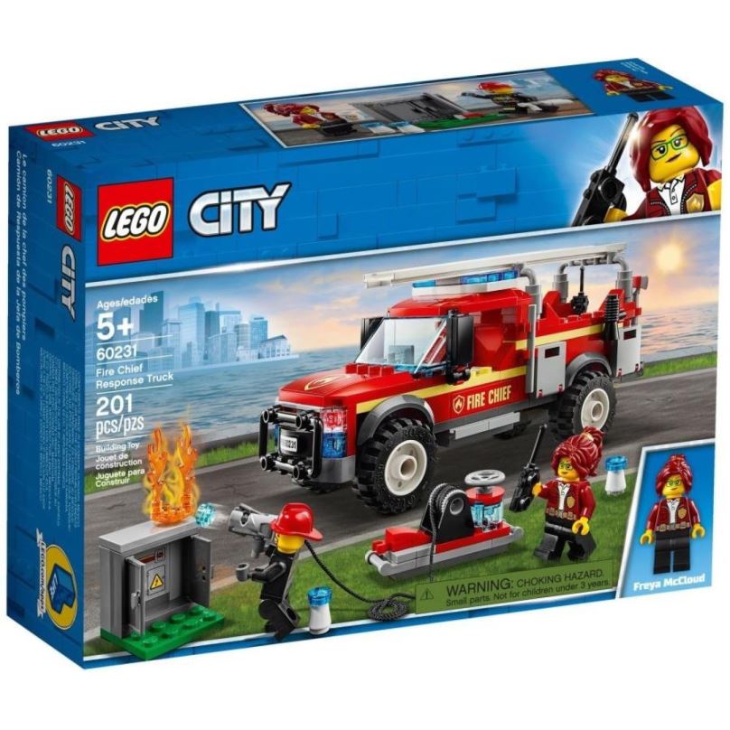 LEGO stavebnice LEGO City Town 60231 Zásahový vůz velitelky hasičů