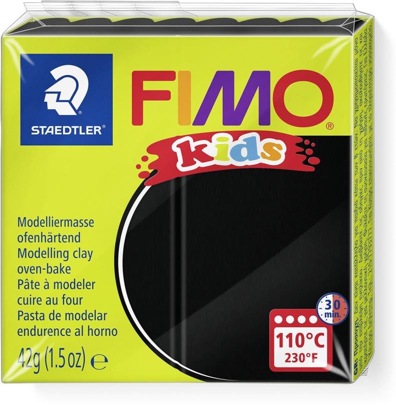 Modelovací hmota FIMO kids 8030 42g černá