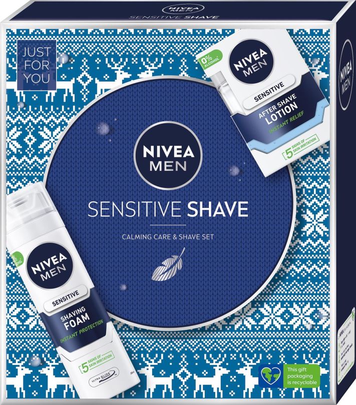 Dárková kosmetická sada NIVEA MEN dárkové balení pro holení bez podrážděné pokožky