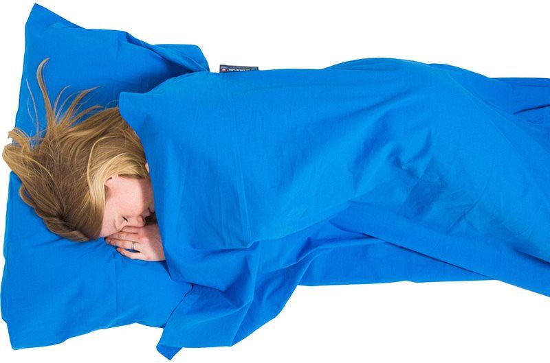 Vložka do spacáku Lifeventure Cotton Sleeping Bag Liner blue mummy
