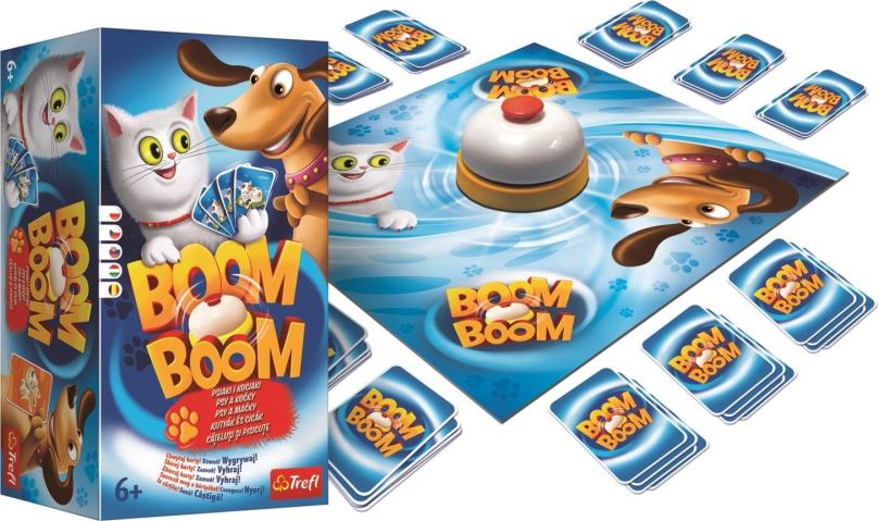 Společenská hra Hra Boom Boom Psi a kočky