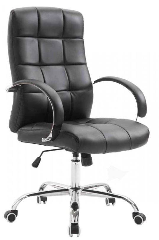 Kancelářská židle BHM GERMANY Mikos, syntetická kůže, černá