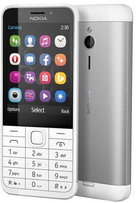Mobilní telefon Nokia 230 bílá Dual SIM