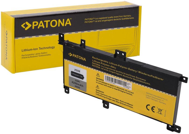 Baterie do notebooku PATONA pro ASUS X556 4200mAh Li-Pol 7.6V C21-N1509
