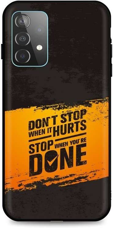 Kryt na mobil TopQ Samsung A52 silikon Don´t Stop 56955