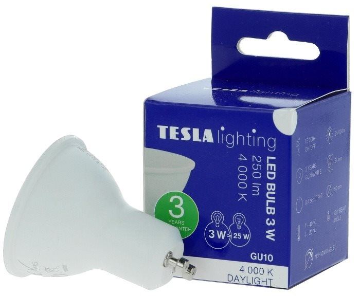 LED žárovka TESLA LED 3W GU10 4000K