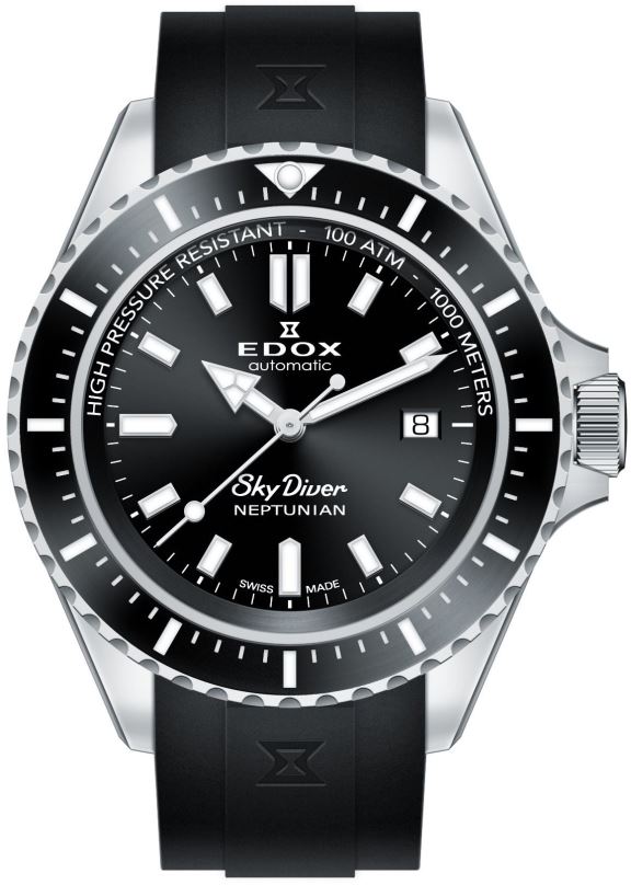 Pánské hodinky Edox 80120-3NCA-NIN Skydiver Neptunian automatic