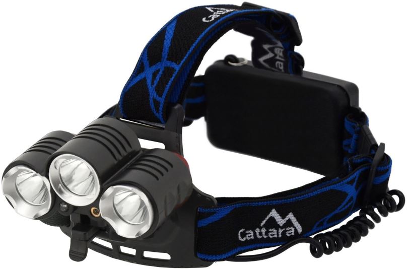 Čelovka Cattara LED 400lm (1x XM-L+2x XP-E)