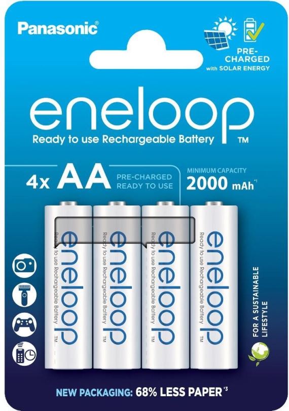 Nabíjecí baterie Panasonic eneloop HR6 AA 3MCCE/4BE N