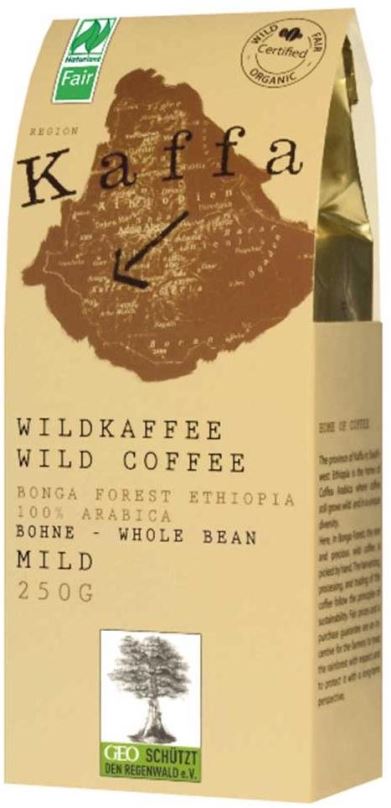 Káva DWP eG Zrnková káva Fairtrade  - BIO Kaffa mild 250g 100% arabica