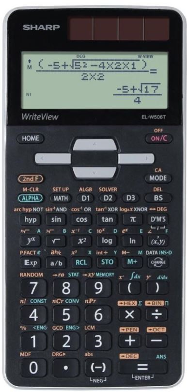 Kalkulačka SHARP EL-W506TBSL