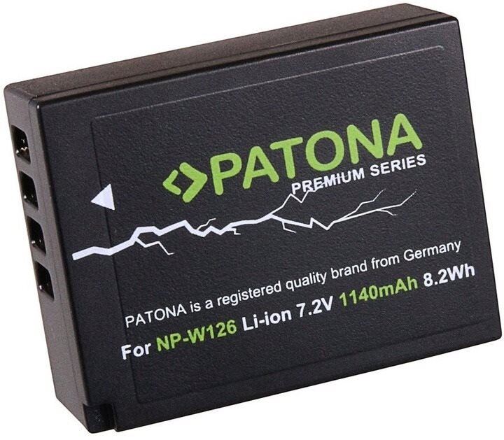 Baterie pro fotoaparát PATONA pro Fuji NP-W126 1140mAh Li-Ion Premium