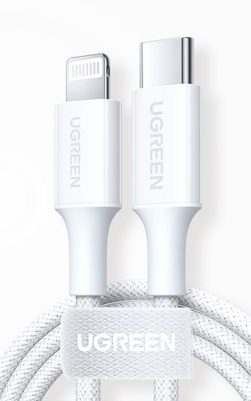 Datový kabel Ugreen USB-C to Lightning Cable 1m (White)