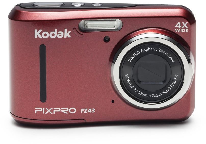 Digitální fotoaparát Kodak FriendlyZoom FZ43 červený
