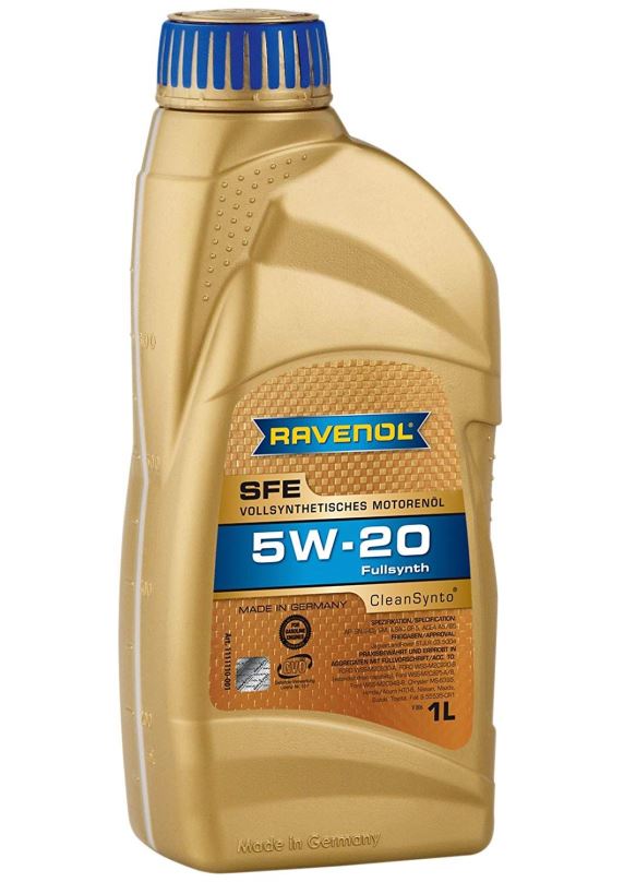 Motorový olej RAVENOL Super Fuel Economy SFE SAE 5W-20, 1 L