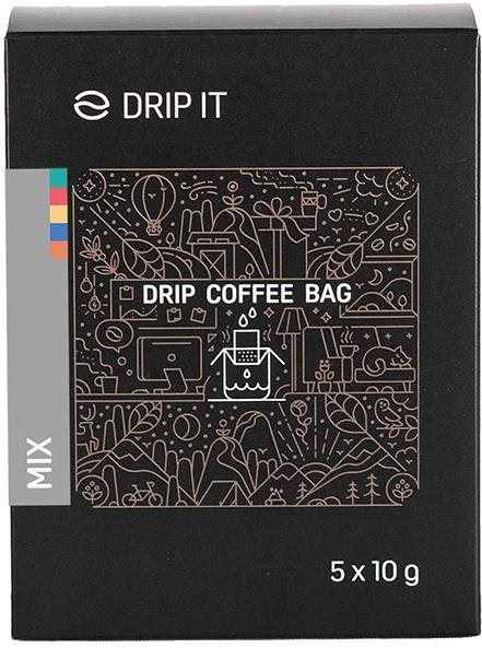 Káva Drip it Káva ve filtru Ochutnávkové balení 5 x 10 g