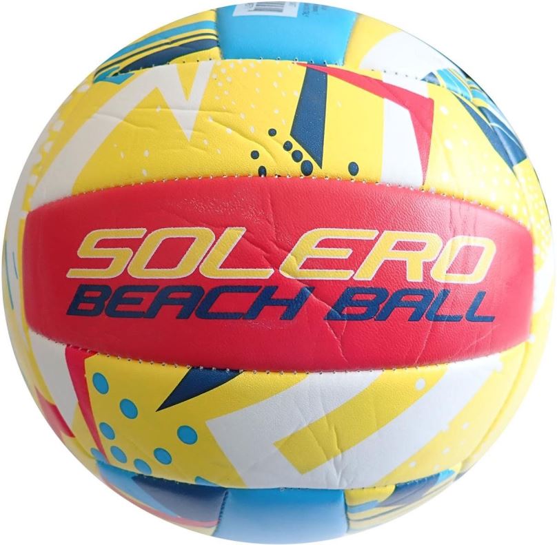Beachvolejbalový míč K6 Míč Beach volley Solero žlutý