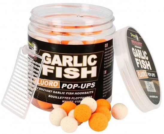 Starbaits Pop-Up Fluo Garlic Fish 80g 14mm