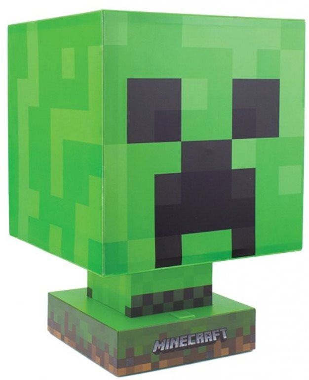 Stolní lampa Minecraft - Creeper Icon - 3D lampa
