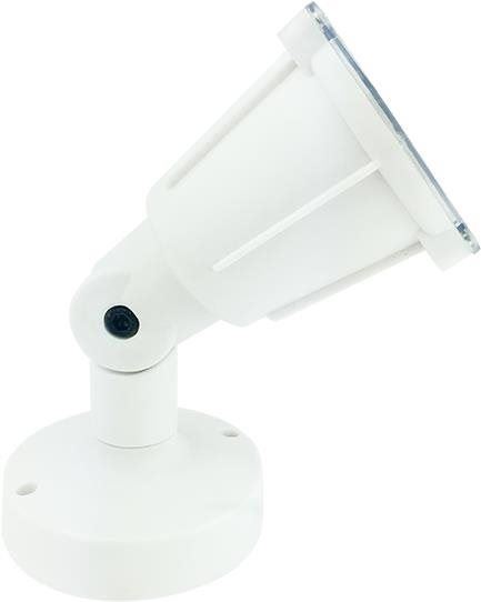 Zahradní osvětlení Venkovní nástěnný reflektor KERTGU10W max. 5W LED/GU10/230V/IP54, bílý