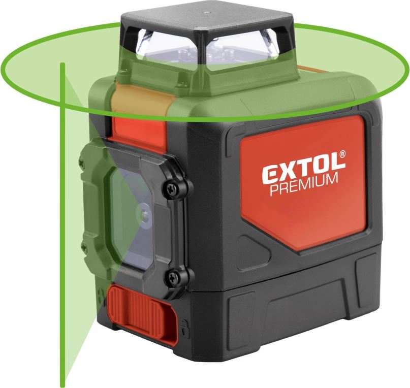 Křížový laser EXTOL PREMIUM laser zelený liniový, 8823307